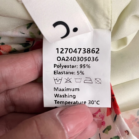 Commense Floral Print Trim Cami Midi Dress XL - Picture 13 of 16